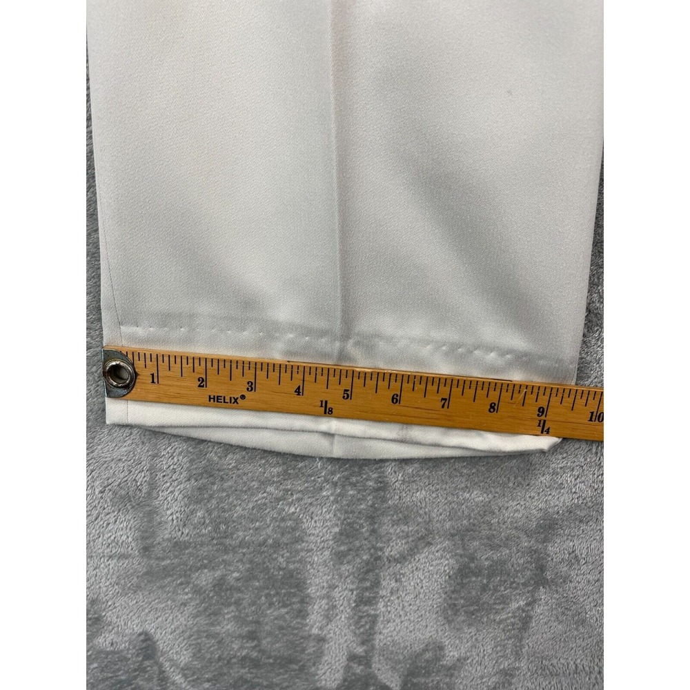 Berle Men's Dress Pants 38x29 Ivory Flat Front Stretch Pockets - Picture 6 of 10